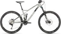Велосипед cube stereo 140 hpc race 27.5 grey \ white (2019)