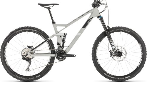 cube stereo 140 hpc race 27.5 grey white