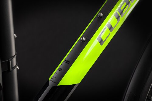 Велосипед cube aim sl allroad 29 серо-зеленый 2021