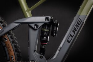 Велосипед cube stereo 150 c:62 race 29 olive-grey 2021