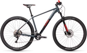 Велосипед cube attention 27.5 grey-red 2021