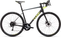 Велосипед cube attain pro black-flashyellow 2021