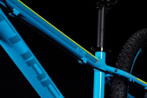 Велосипед cube acid 240 disc синий-киви-красный