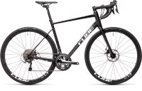 Велосипед cube attain race black-white 2021