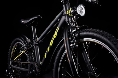 Велосипед cube acid 200 allroad черный - желтый - оранжевый