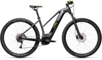 Велосипед cube reaction hybrid performance 400 27.5 iridium-green trapeze 2021