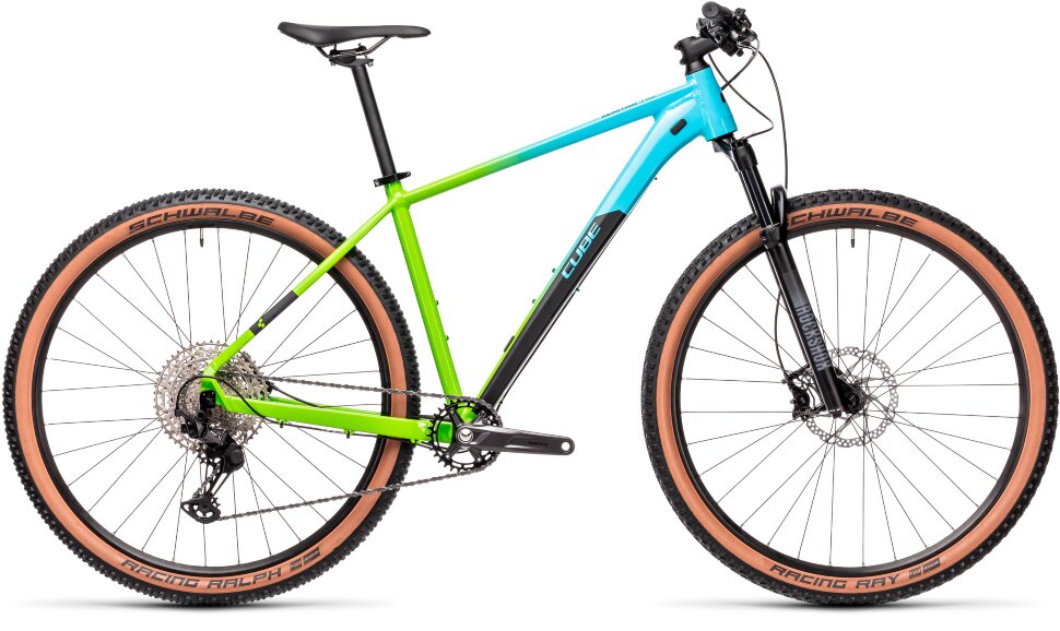 cube reaction pro 29 fadingblue green 2021