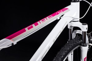 Велосипед cube access 240 white - red - coral (2020)