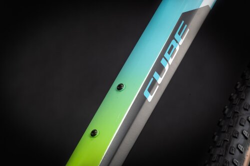 Велосипед cube reaction pro 27.5 выцветающий сине-зеленый 2021