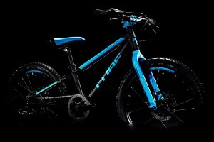 Велосипед cube acid 200 disc black - blue - kiwi (2020)