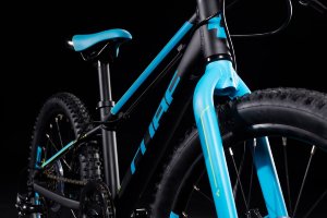 Велосипед cube acid 200 disc black - blue - kiwi (2020)