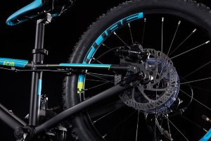 Велосипед cube acid 200 disc black - blue - kiwi (2020)