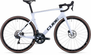 Велосипед Cube Agree C:62 flashwhite´n´carbon (2022)