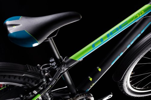 Велосипед cube acid 240 allroad черно-сине-зеленый
