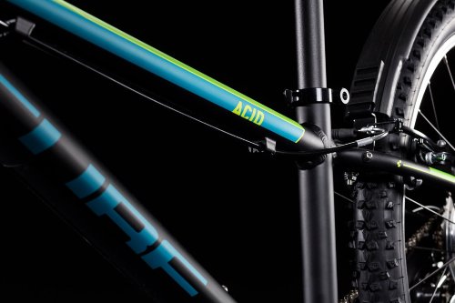 Велосипед cube acid 240 allroad черно-сине-зеленый