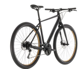 Велосипед cube hyde black - yellow (2019)