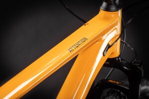 Велосипед cube attention 27,5 amber-black 2021