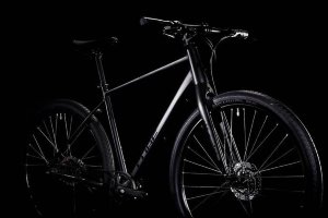 Велосипед cube hyde pro black - blue (2019)