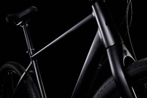 Велосипед cube hyde pro black - blue (2019)