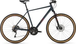 Велосипед cube cross pro blue - red (2020)