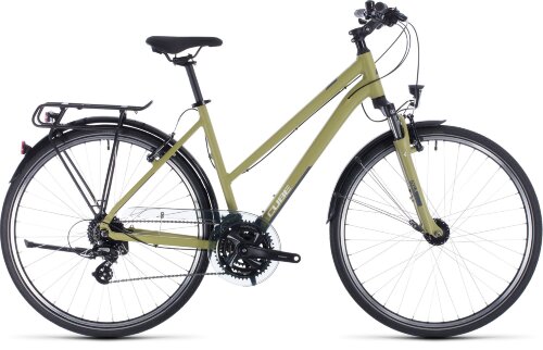 Велосипед cube touring бело-зеленый