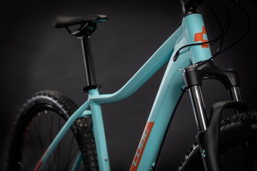 Велосипед cube access ws pro 27,5 ледяной сине-оранжевый 2021
