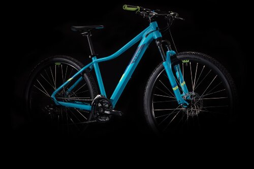 Велосипед cube access ws 27.5 синий - зеленый