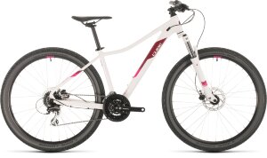 Велосипед cube access ws eaz 27.5 white - berry (2020)
