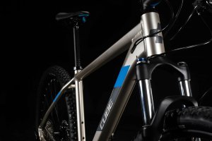 Велосипед Cube Attention 27.5 Titanium / Blue (2020)