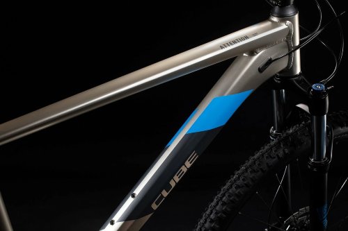 Велосипед Cube Attention 27.5 Titanium / Blue (2020)