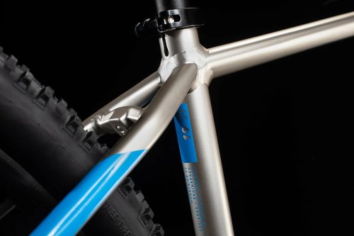 Велосипед Cube Attention 27.5 Titanium / Blue (2020)
