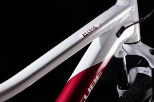 Велосипед cube access ws eaz 29 white - berry (2020)