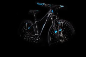 Велосипед cube access ws eaz 27.5 black - blue (2020)