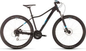 Велосипед cube access ws eaz 27.5 black - blue (2020)