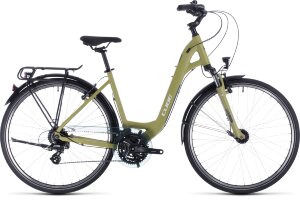 Велосипед cube touring green - white (2020) easy entry