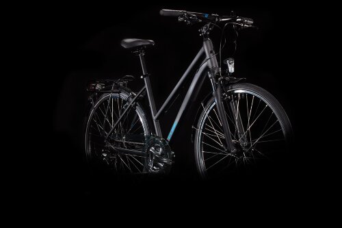Велосипед cube touring черно-синий