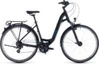 Велосипед cube touring black - blue (2020) easy entry