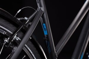 Велосипед cube touring black - blue (2020) trapeze
