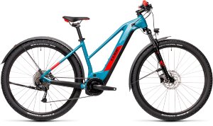 Велосипед cube reaction hybrid performance 500 allroad 27.5 blue-red trapeze 2021