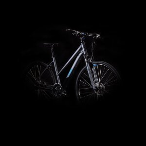 Велосипед cube nature iridium - blue (2020) trapeze
