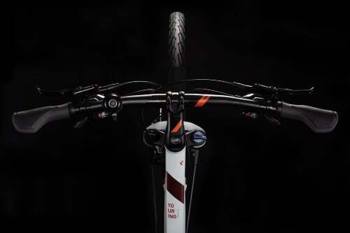 Велосипед cube touring pro серо-оранжевый