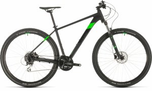 Велосипед Cube Aim Race 27.5 Black / Flashgreen (2020)
