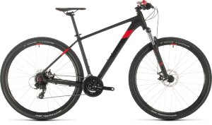 Велосипед cube aim 29 black-red (2020)