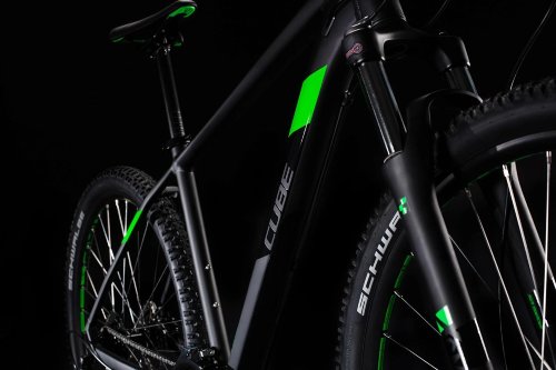 Велосипед Cube Aim Race 29 Black / Flashgreen (2020)