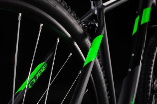 Велосипед Cube Aim Race 29 Black / Flashgreen (2020)