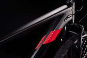 Велосипед cube aim 27.5 black-red (2020)