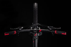 Велосипед cube aim 27.5 black-red (2020)