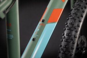 Велосипед cube acid 240 disc green-orange 2021