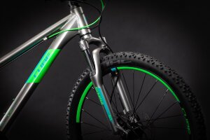 Велосипед cube acid 240 disc grey-neongreen 2021