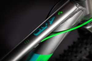 Велосипед cube acid 240 disc grey-neongreen 2021